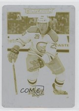2017-18 Upper Deck Compendium Printing Plate Yellow 1/1 Jake McCabe #330 5yy