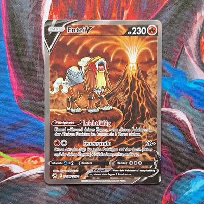 Pokémon TCG Entei V GG36/GG70 Deutsch Holo Galar-Galerie Ultra Rare