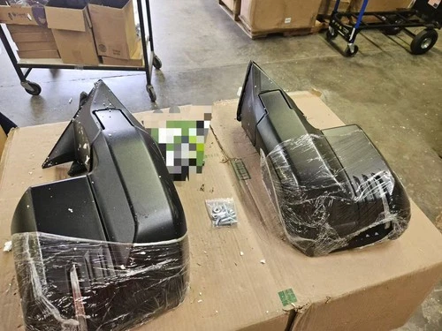 USED Heated For 2022-2024 Toyota Tundra Tow Mirrors Turn Signal BSM Manual Fold