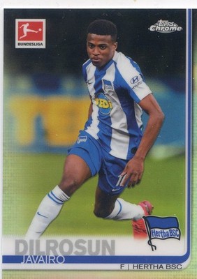 2019-20 Topps Chrome Bundesliga Refractor #86 Javairô Dilrosun - Hertha Berlin