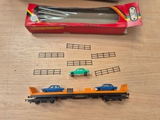 Hornby Dublo R.126 Car Transporter 3 Diecast Cars Model Railway 00 Gauge