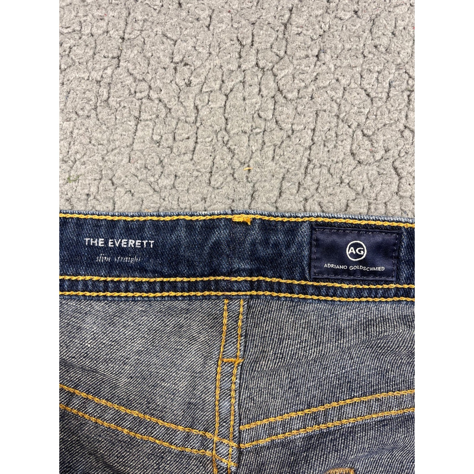 AG Adriano Goldschmied Mens The Everett Slim Straight Blue Jeans 35x32 (36x28) thumbnail 6