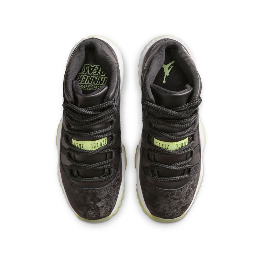 Nike Air Jordan 11 XI Retro GS Inner Beast Black Barely Volt