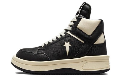 Converse TURBOWPN Mid Rick Owens DRKSHDW Black Cloud Cream-A03945C
