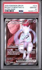 Pokemon Mewtwo EX Team Rockets Ultra Rare Card 213/182 Destined Rivals PSA 10