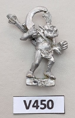 Orc Savage Boy with Sword 1987 Fantasy GW  - (V450) Metal