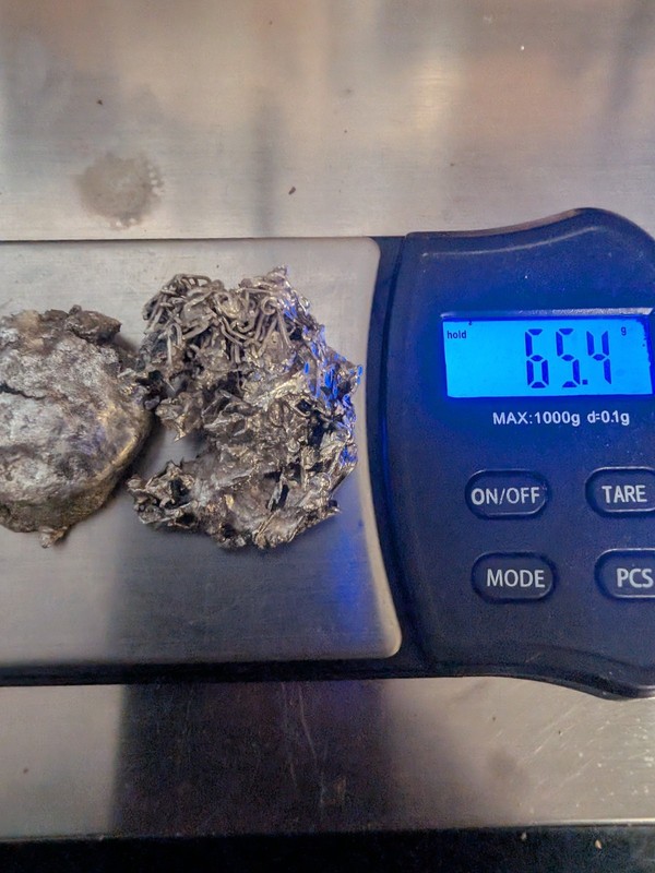 65.4g Pure Silver Nuggets Scrap Melt Cast Button Bullion .925 - .999 Sterling