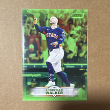 Topps 2025 Stadium Club Christian Walker #29 Astros Green Parallel MLB green