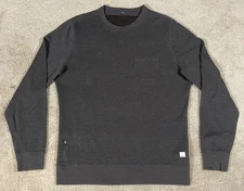 Vuori Jeffreys Sweatshirt Mens Large Gray Pullover Sweater Pocket V218