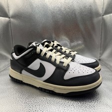Size 7.5 Nike Dunk Low PRM Womens Black White Excellent Vintage Panda FQ8899-100