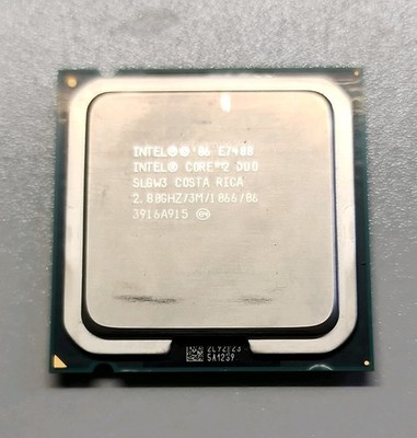 Intel Core 2 Duo E7400 SLGW3 2.80GHz 3MB 1066MHz 2-Core LGA775 CPU Processor