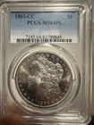 1883-CC $1 🏔️ Carson City Morgan 💥 PCGS MS64PL ✨ Prooflike Mirrors 🔥