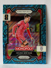 2026 Prizm Monopoly FIFA World Cup Soccer Heung-Min -Son Four Corners Blue Wave
