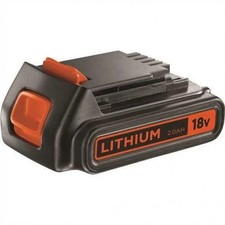 BLACK & DECKER BATTERIA AL LITIO 18V - 2.0AH BL2018-XJ Originale + CARICABAT.