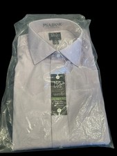 Jos. A. Bank Traveler Tailored Fit Spread Collar Pinpoint Shirt Size 17-36 NWT