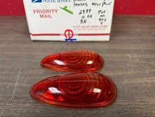1939 Plymouth Glass Tail Light Lenses New Pair 426