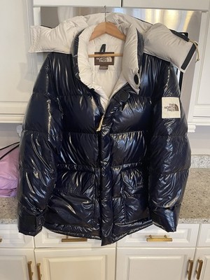 NORTH FACE RIPSTOP LUXURY DOWN PARKA RETAIL $900 MENS XL PTP 27 HEM 32 BLUE