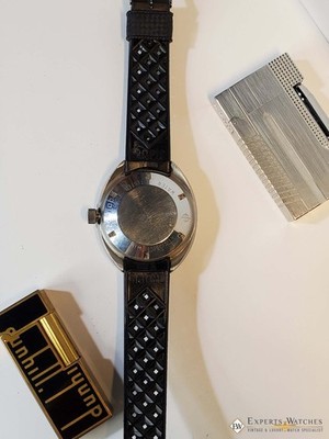 Serviced Vintage 1969's Zodiac Super Sea Wolf Diver Watch Day Date