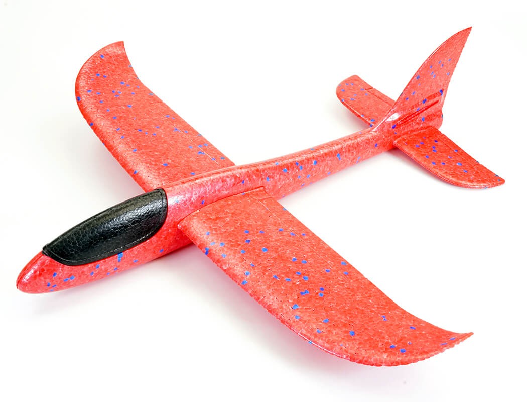 Mini Fox 480mm Free Flight EPP Hand Launch Foam Chuck Glider - Red