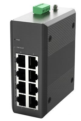 Fiberroad 8 Port Industrial Unmanaged Ethernet Switch FR-6N1008-IMC