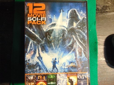 CIB - 12 Movie Sci-Fi Pack (DVD, 2015, Millennium) Spider Alien Shark Vegas