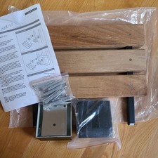 Banco de asiento de ducha plegable de madera de teca de 16 pulgadas marca ALFI ABS16S