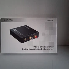 PROZOR 192KHz Digital to Analog Audio Converter DAC 