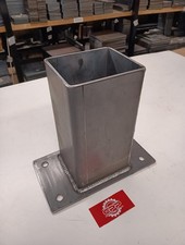 Post Socket for Concrete Fence Posts 5mm Thick Steel