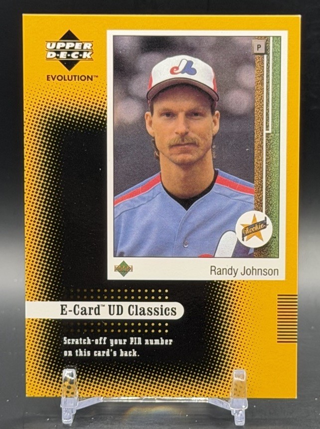 2001 Upper Deck Evolution e-Card Classics Randy Johnson Montreal Expos #EC3