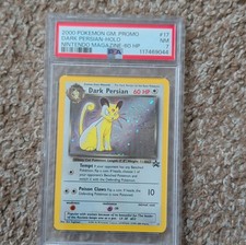 Pokémon Wotc Promo Dark Persian 17/53 Holo 60 HP Stage 1 PSA Graded Card