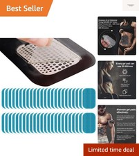 50/80 Pcs Gel Pads for Abs Stimulator - Replacement Pads for Abdominal Muscle...