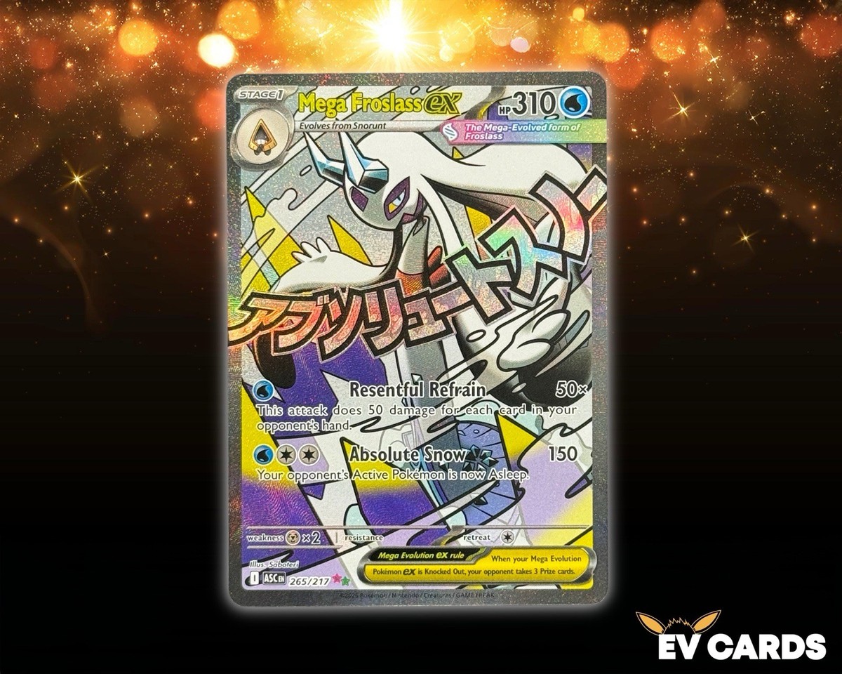 Pokémon TCG - Mega Froslass ex 265/217 Ascended Heroes Mega Attack