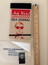 1 new Andy Warhol Idea Journal/Grid Paper & one USA 37Cent stamp w/Warhol image