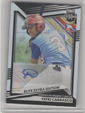 2022 Elite Extra Edition Yefri Carrasco #197 Base Autograph RC AUTO