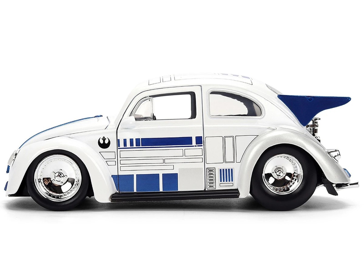 ビートル VW BEETLE 1/43 カドー KADO No.21 JADA STAR WARS 1959 VOLKSWAGEN DRAG BEETLE 1/24 with R2-D2 FIGURE