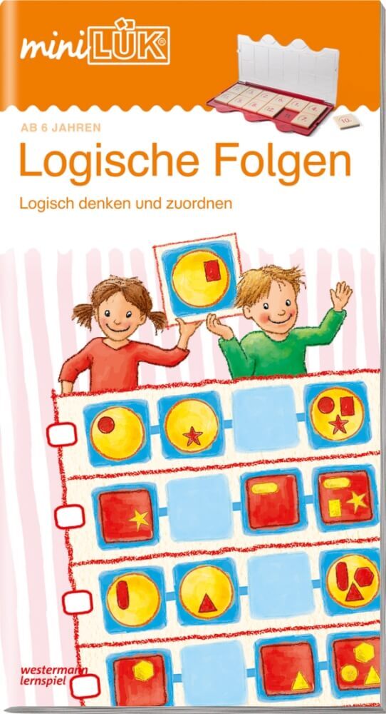 Thumbnail - Mini Lük Logische Folgen, Lernheft, 32 Seiten, Von 6 Bis 8 Jahren