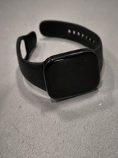 Montre Intelligente Noire D'Occasion - Fonctionne, Rayures, Pas D'Accessoires