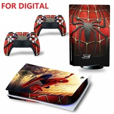 Spider Man Decal Skin Vinyl Sticker For PS5 Controller Playstation5 Console Case