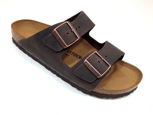 BIRKENSTOCK ARIZONA 0052533 Habana PELLE oliata sandali ciabatte uomo | eBay