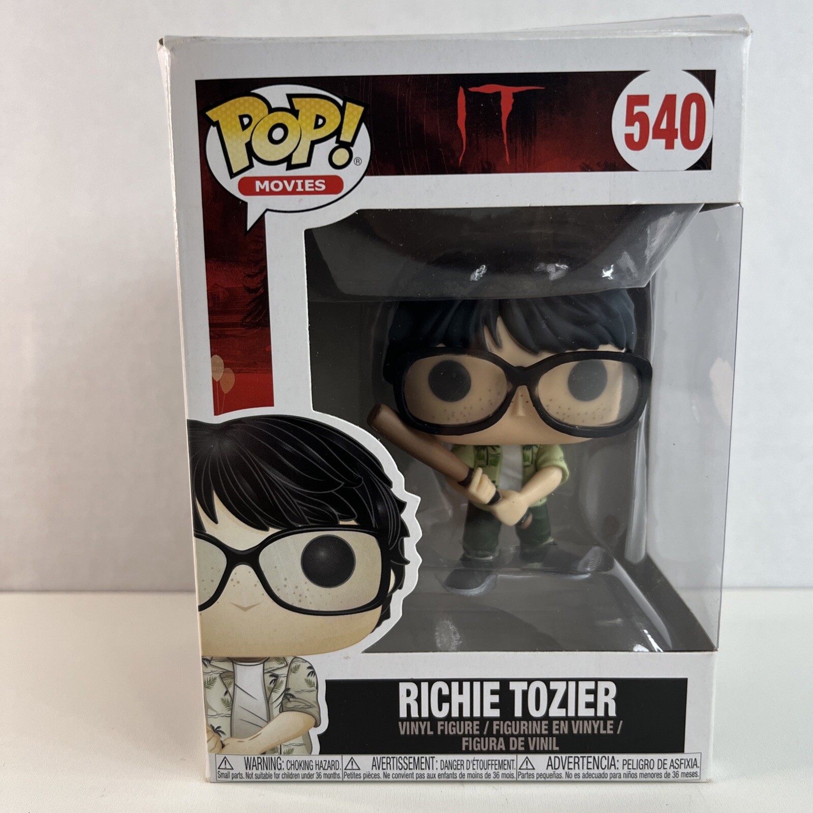 Funko Pop! It. Richie Tozier #540 Vaulted Vinyl Figure with protector