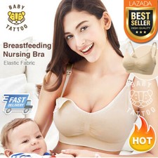 Women Nursing Maternity bra Breastfeeding Removable Pads M-2XL