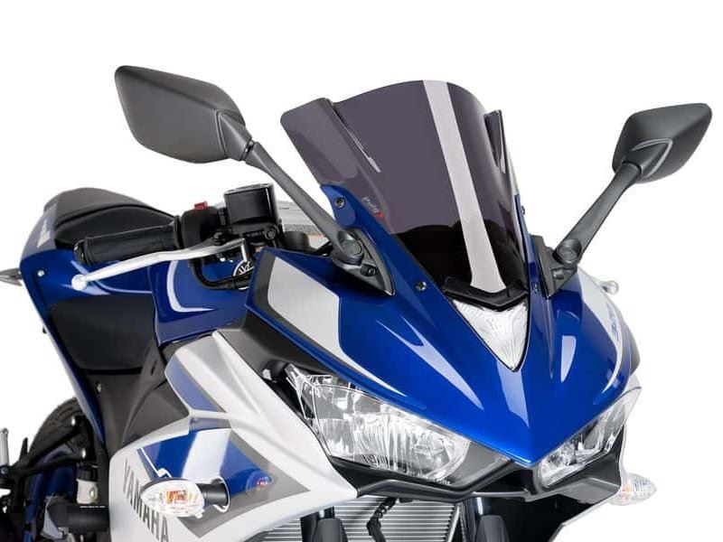 Puig Dark Smoke Z-Racing Screen Yamaha YZF R3 2015-2018