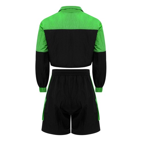 Kids Girls Coat And Shorts Festival Jacket With Bottoms Modern Sweatsuit Fun - Picture 42 of 68
