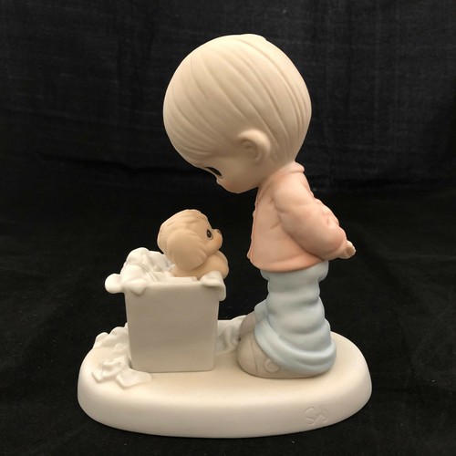 Vintage Precious Moments You Just Can't Chuck A Good Friendship Figurine w/Box - Picture 4 of 12