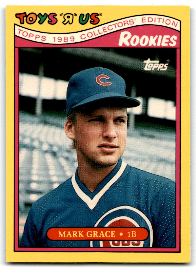 1989 TOPPS TOYS'R'US ROOKIES MARK GRACE CHICAGO CUBS #12