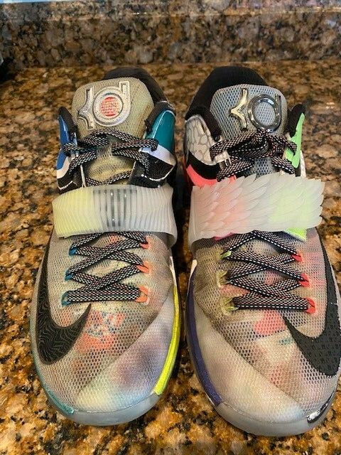 kevin durant multicolor shoes