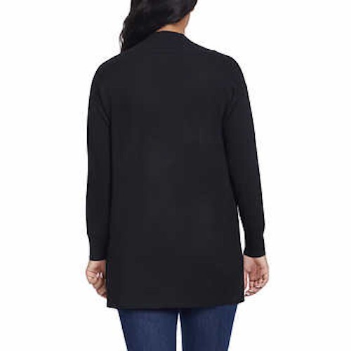 Gloria Vanderbilt Women's Black Open Cardigan (1723811) Sizes S / XXL - New - Afbeelding 3 van 8