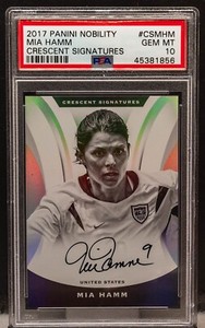 MIA HAMM サイン入りトレーディングカード