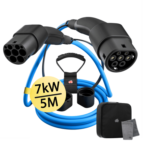 Type 2 to Type 2 EV Charging Cable 22kW/7kW 5M/7M 32A 1/3Phase for Electric Car - Picture 15 of 16