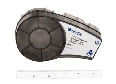 M21-375-499 TB Brady 9,53 mm x 4,88 m Reihenklemme Klebestreifen Nylongewebe